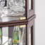 Vitrine d'angle lumineuse pour salon, objets de collection antiques, verre à vin et bar-1652228312