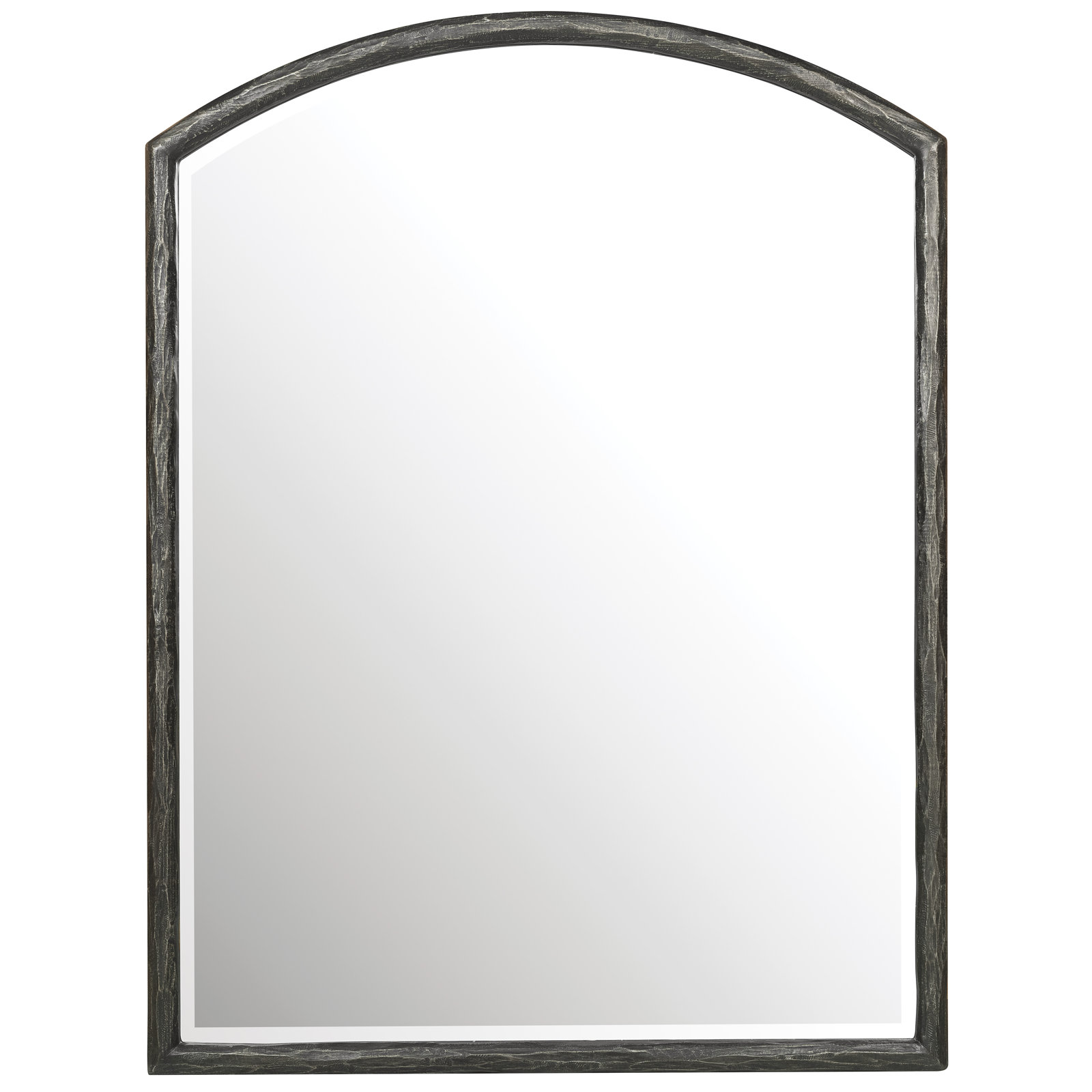 Driftwood Metal Arch Mirror