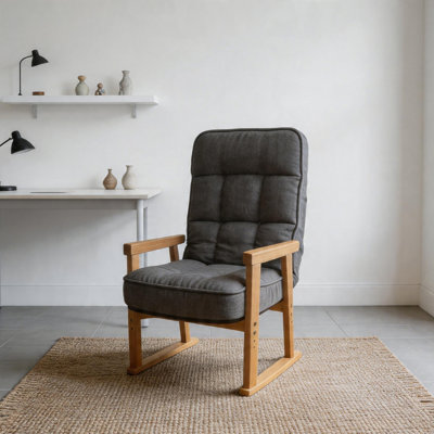 Chaise longue moderne et réglable, avec hauteur de siège réglable et réglage de l'angle lombaire à trois niveaux