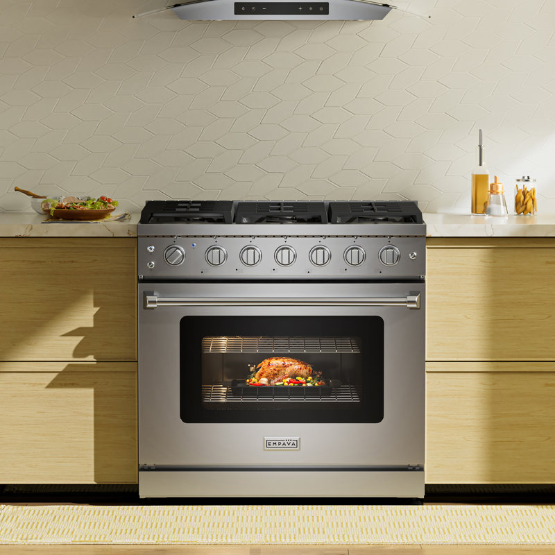 Empava 36" 6 Cubic Feet Natural Gas Free Standing Range