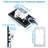 Black LED Step Lights, Dimmable Deck Light for Indoor&Outdoor, 2700K/3000K/3500K/4000K/5000K Selectable