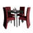 5 Pieces Dining Set With Round Table-1196708930