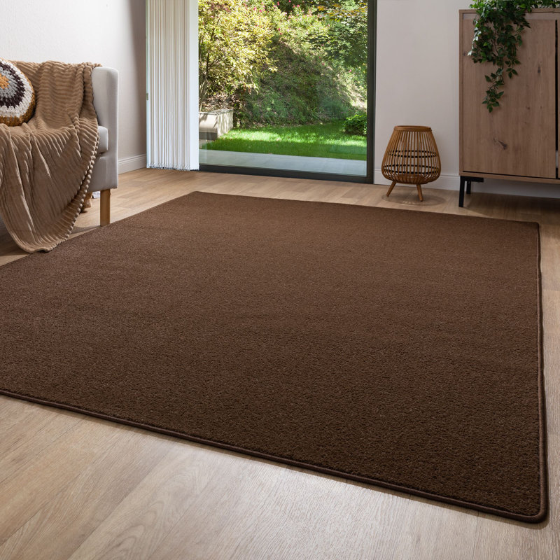 Tessier Solid Colour Area Rug, Rectangular 120 x 180cm