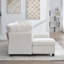 Canapé modulaire modulaire, canapé convertible 6 places, canapé modulaire en forme de U avec repose-pieds pour le bureau-387379068