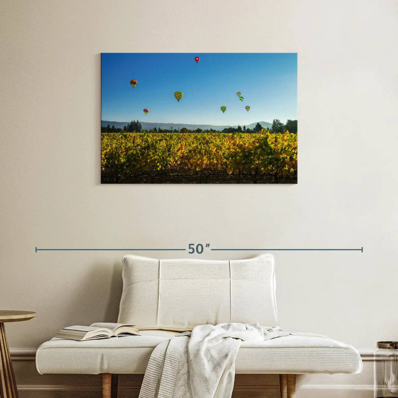 Alvord Napa Hot Air Balloons Fair, 24" H x 36" W
