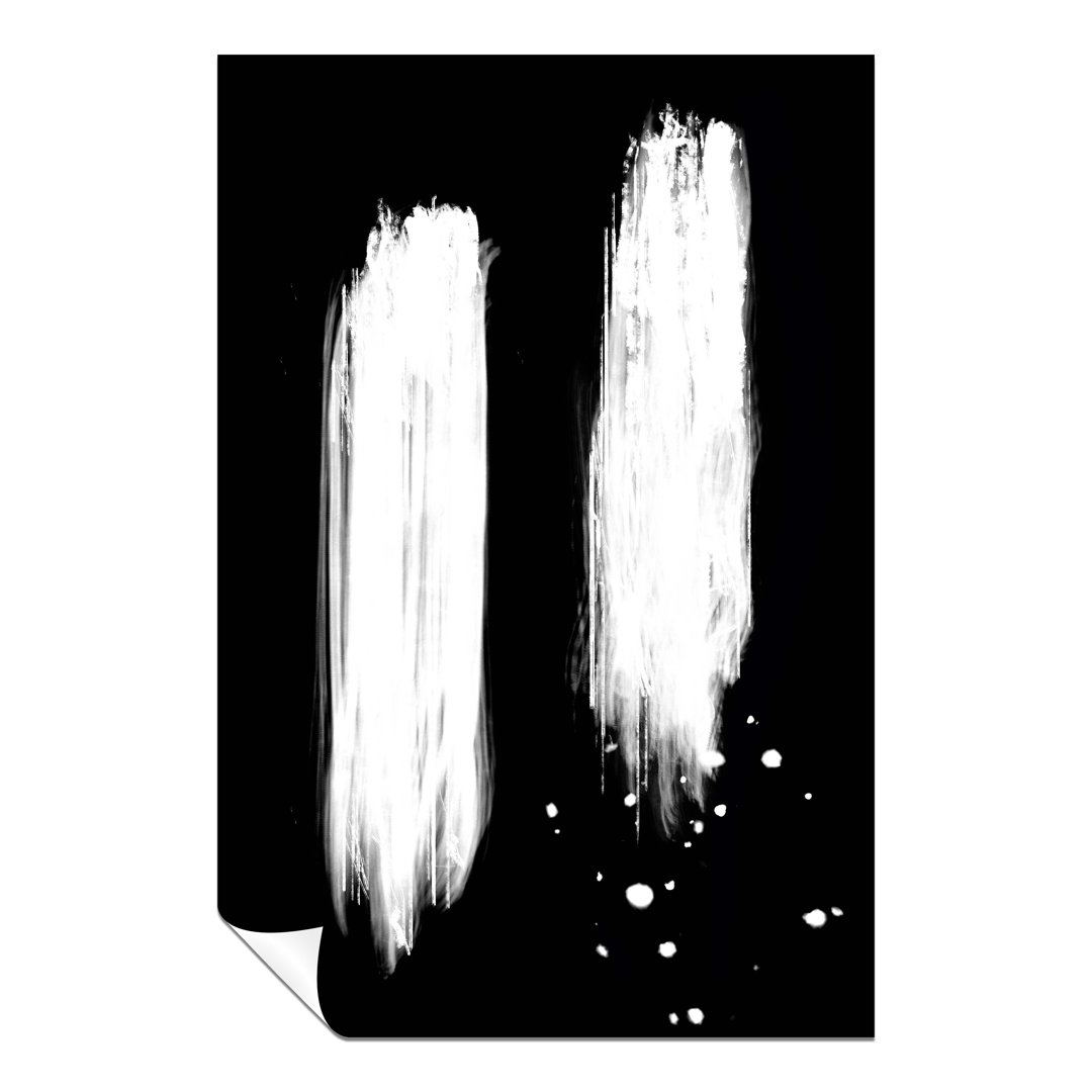 Panther Print Fine Art Prints Black & White Single Stroke Paint Colorsplash Artistic Unframed Poster, Pictures For Home Walls, Bedroom, Living Room &