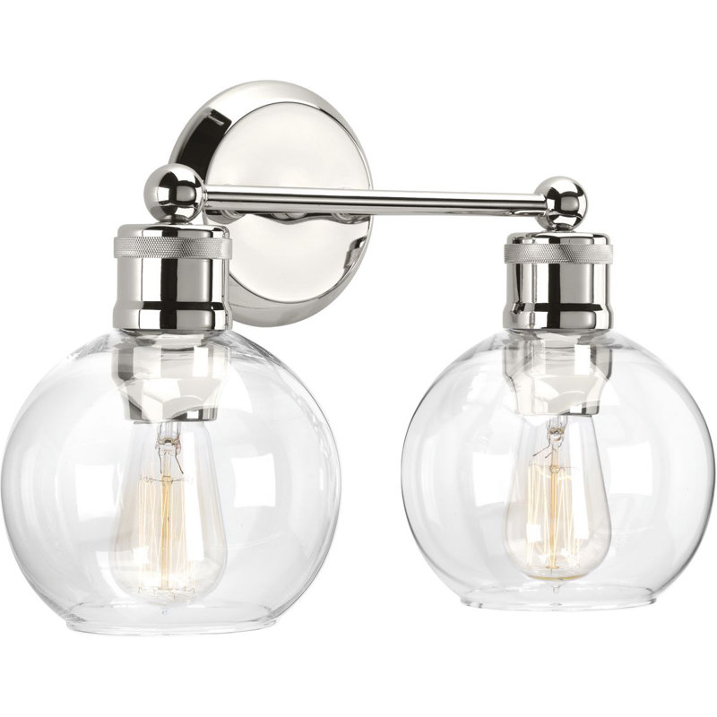 Nadya 2 - Light Dimmable Vanity Light, Polished Nickel