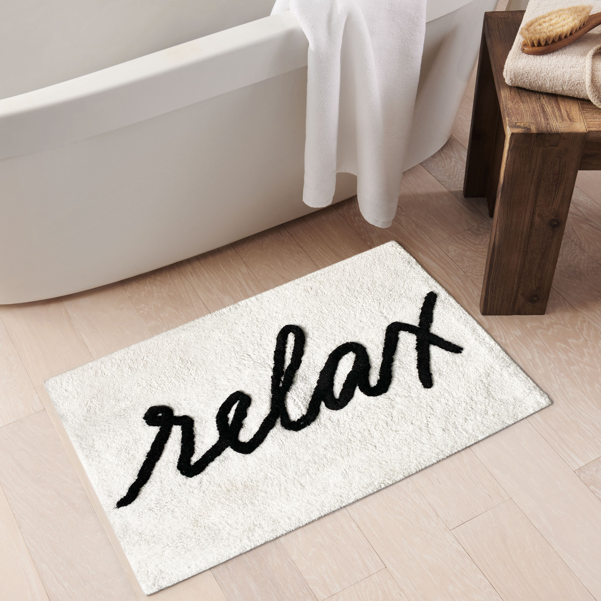 Bathroom Rugs Colorful Abstract Leaves Cute Bath Mat Boho Bath Rug