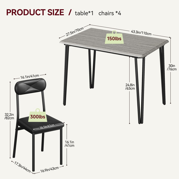 Dimensions du produit