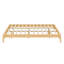 Base de lit plateforme en bois de bambou sec massif avec support en lattes de bois-1548500814