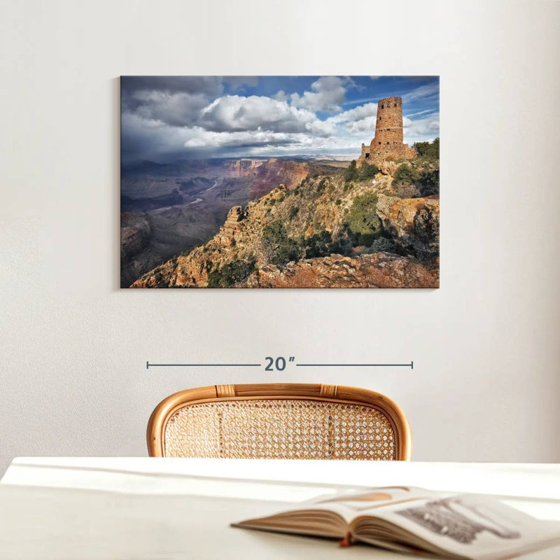 Vue du canyon 7 sur toile, H 16 po x l 24 po x P 1,25 po