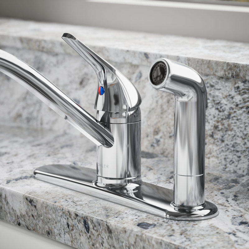 Single Handle Kitchen Faucet with Side Spray