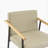 Counter Stool with iron frame-Set of 2-Espresso+Khaki-1622922655