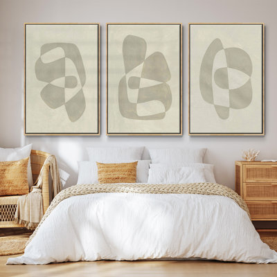 " Soft Shape I " 3 - Pieces