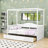 Aerys Twin Size 2 Drawers Wooden Daybed-372137141