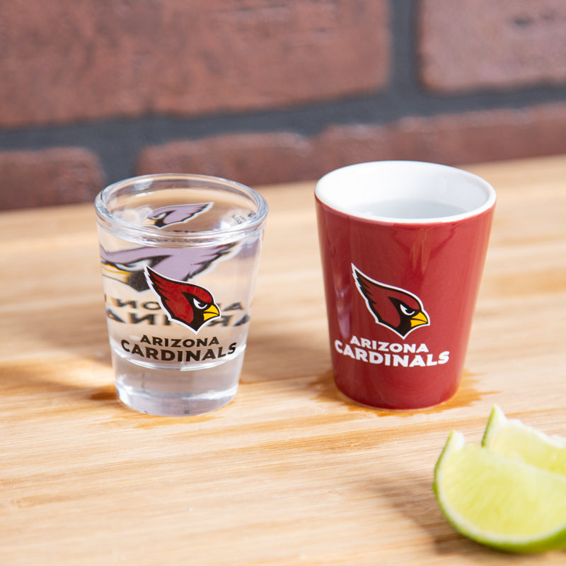Ensemble de 4 pièces 20 oz. Evergreen Enterprises, Inc Ensemble de verres à liqueur, NFL Arizona Cardinals