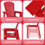 Chaise Adirondack en bois-70445279