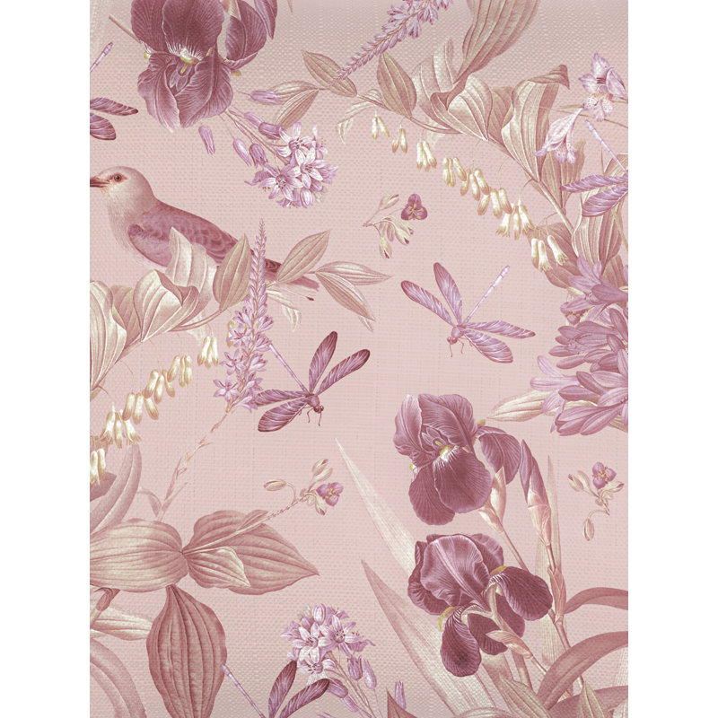 Coussin en lin rose 22x22, Pink, Square 22", Polyester