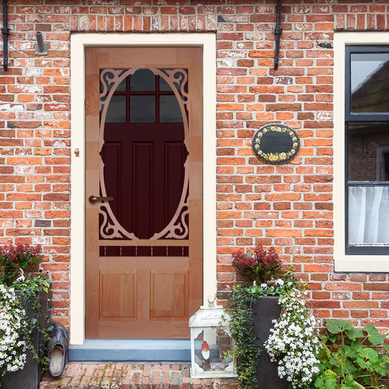 Kimberly Bay 80'' x 36'' Unfinished Pine Screen Door