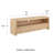 Bryant Media Stand In Oak