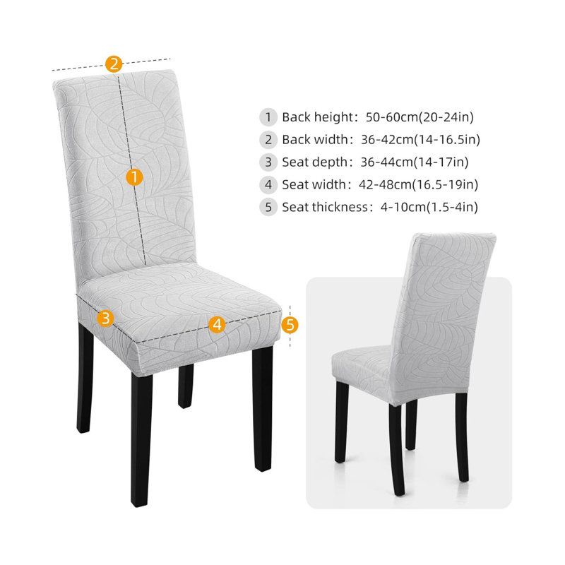 Dining Chair Slipcover, Grey