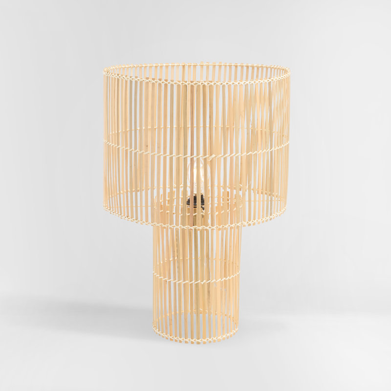 Uguna Wicker/Rattan Table Lamp, Natural
