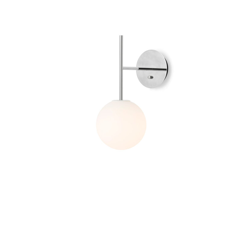 TR 1 - Light Armed Sconce, Polished Steel