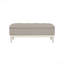 Banc de rangement capitonné