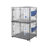 Stackable Rabbit Breeding Cage With Feeder And Water Bottle Easy-clean, 24 X 24