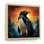 Coucher de soleil sur glace, pingouin charme III - art mural pingouin