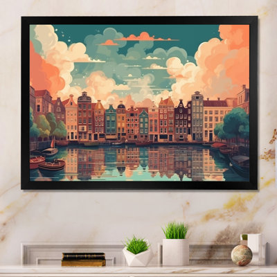 Peaceful Amsterdam III sur toile