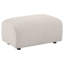 Repose-pieds Bantry en chenille ivoire-1908349375