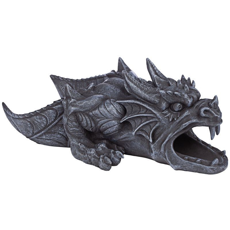 Gutter Guardians Rainer the Dragon Downspout Statue