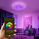 Carlette LED Smart Flush Ceiling Lights Wi-Fi RGB Connect with Tuya Works with Alexa, Google Home