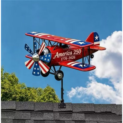 Wind 2D Heavy Duty Metal Rotating Yard Art Outdoor Garden Decor For Patio Flower Bed - Non-Fading Submari