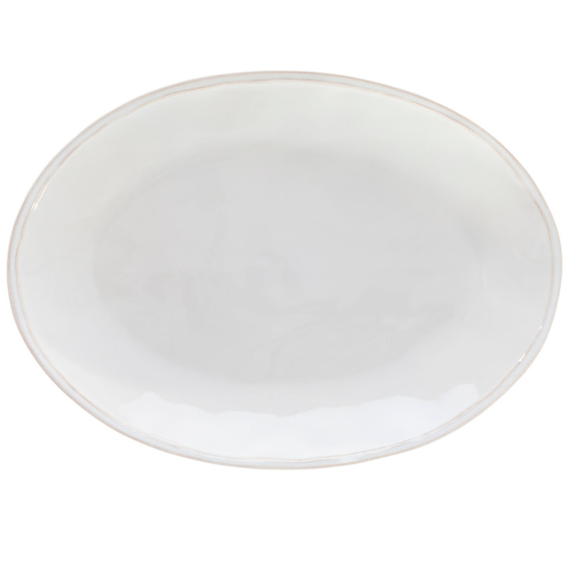 Costa Nova Fontana Platter, Cloud White