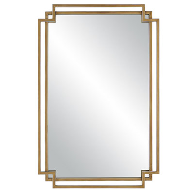 Whipe Metal Rectangle Mirror