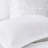 5 Piece Microfiber Comforter For King Size Bed, White With Attractive Ruffle Details Enchanting Ruffles