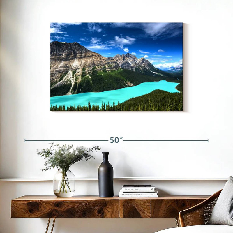 Alvord turquoise, lac Peyto, H 24 po x l 36 po