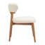 Chaise en cèdre blanc et noyer