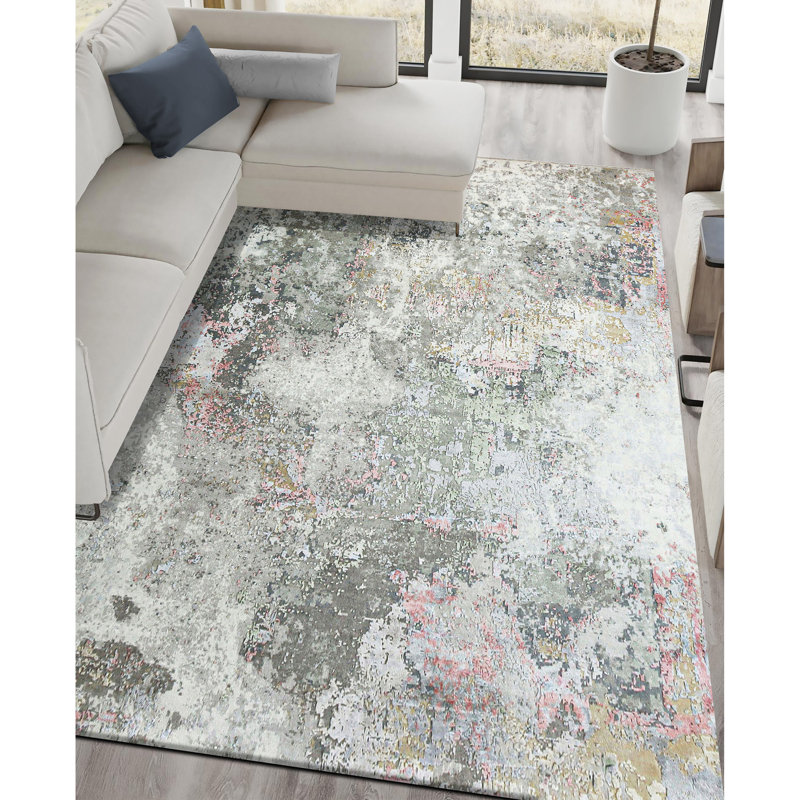 Abstract Area Rug, Rectangle 2' x 3'