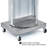 Two-Sided Pegboard Floor Display w/ Two C-Channel Sides on a Revolving Wheeled Base. Spinner Rack Stand. Panel Size: 16"W x 60"H