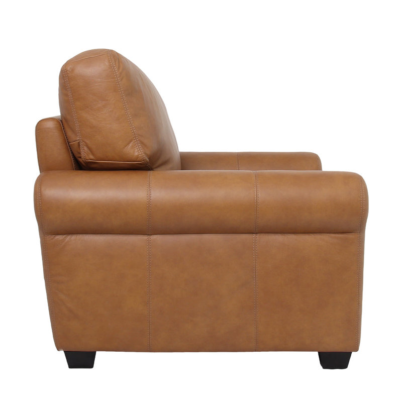 Fauteuil en cuir Florentine , Tanné
