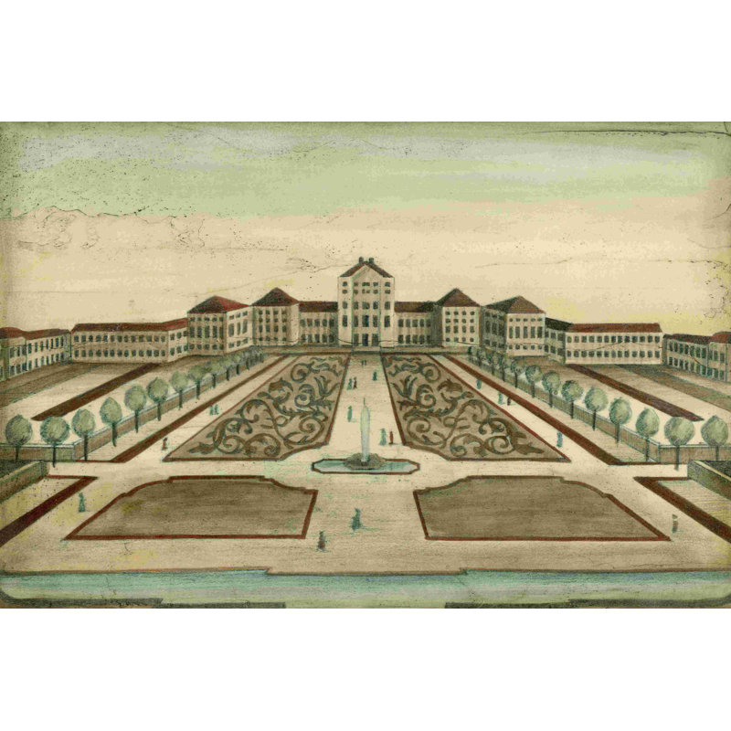 Garden Design I, H 32 po x l 48 po