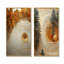 «Abstract Pine Tree Spiral Serenity I», ensemble de 2 reproductions d'art sur toile-1317803750-1317803754