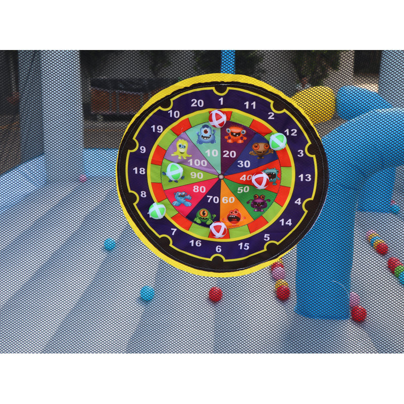 Jeu gonflable multifonctionnel 16,5 pi x 15 pi Jump 'N Slide