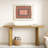 Modern Console Table With Geometric Shape Structure And Wood Grain-537937162