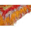 Wool Area Rug in Red/Orange/Gold