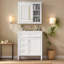 Meuble-lavabo 30 po avec lavabo supérieur et armoire à miroir-102800289