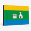 «Iekaterinburg City Flag», art mural sur toile-133581095